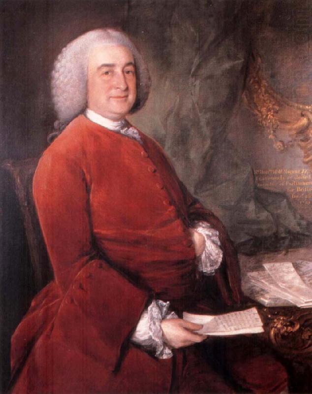 Portrait of Robert Nugent,Lord Clare, Thomas Gainsborough